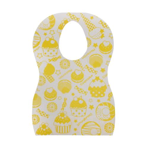 중국 Disposable baby apron with pocket paper, made of PE material, waterproof, capable of printing multiple patterns 제조업체