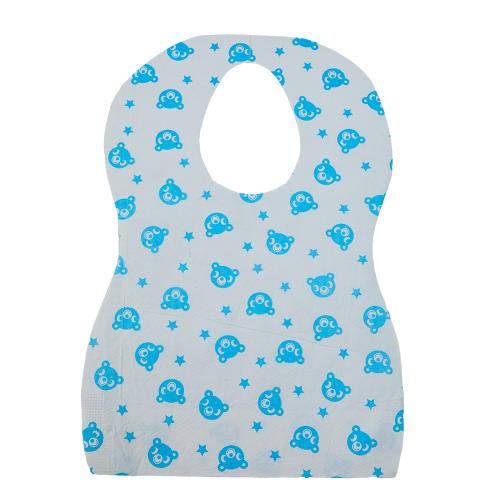 중국 High Quality Individual Package Waterproof Disposable Baby Bibs in Feeding 제조업체