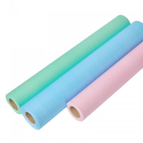 중국 Laminated Paper Film Roll Degradable Examination Bed Sheet Paper Film Roll Couch/Table Pad 제조업체