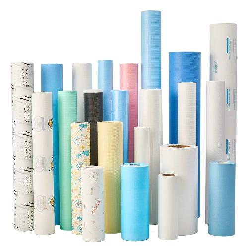 중국 Disposable Paper Sheet Ultrasonic Examination Bed Sheet Roll Couch Roll Medical Bed Paper Medical Roll 제조업체