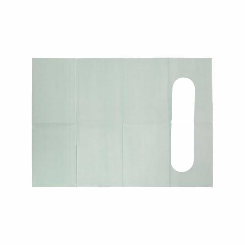 중국 Disposable Baby Bib, Class I Medical Device CE/ISO13485 Certified, Paper + PE Film 24.5*34.5cm with 5.5cm Pocket for Children 제조업체